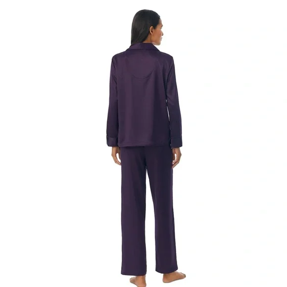 NWT Ralph Lauren Women's 2-Pc. Satin Pajamas Set - Picture 2 of 3